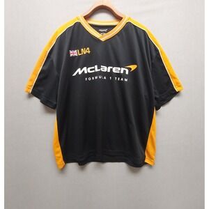 Hollister McLaren Jersey Formula 1 Norris #4 LN4 Mens XL Boxy Fit  Black Orange